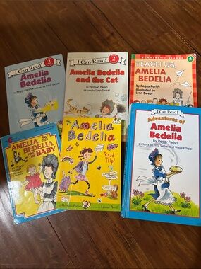 Amelia Bedelia 6 Book Lot I Can Read Vintage Peggy Parish Herman Parish